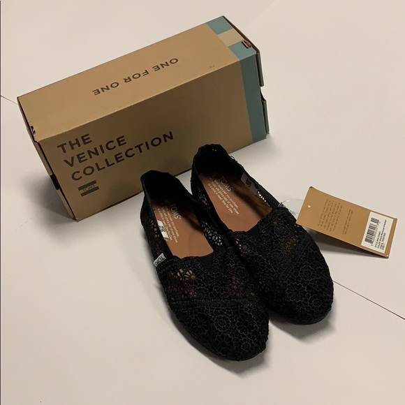 Toms Shoes - TOMS Classic Moroccan Crochet Slip-on Black